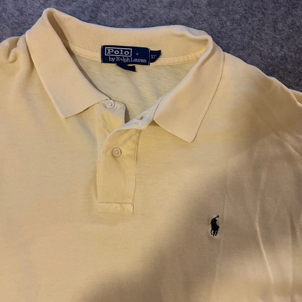 Vintage Polo Ralph Lauren Classic Golf Beach Old Money Polo‎ Shirt Adult 2XL